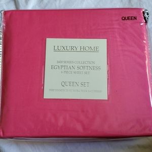 Egyption softness queen sheet set